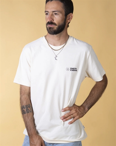 Elsk - Earth Karma Brushed T-Shirt - Off White